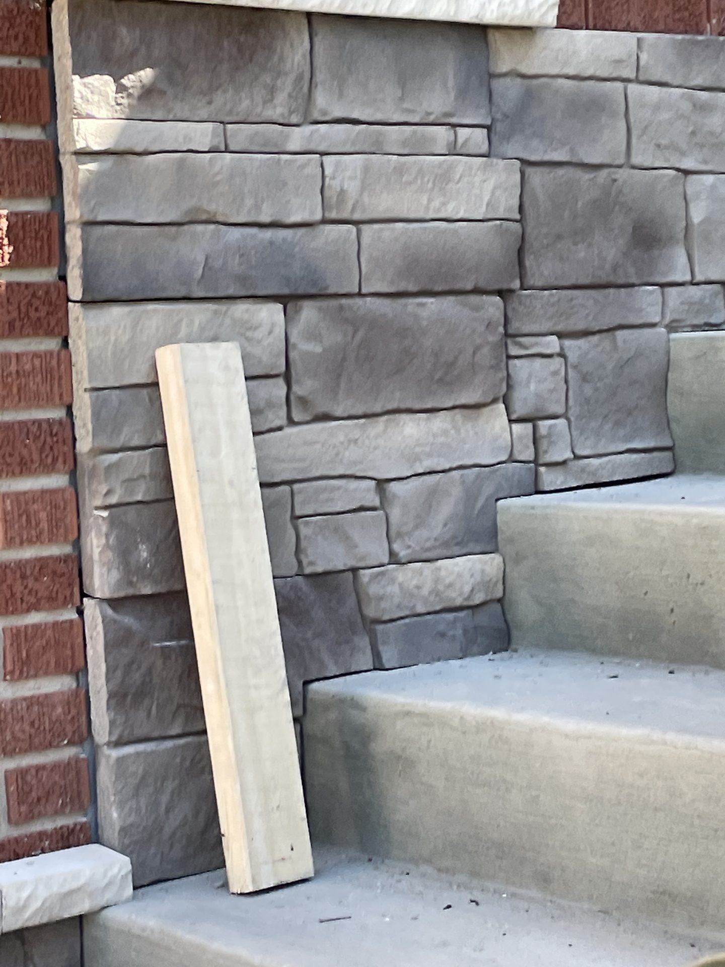 Custom stone masonry wall, SKJ Builders project