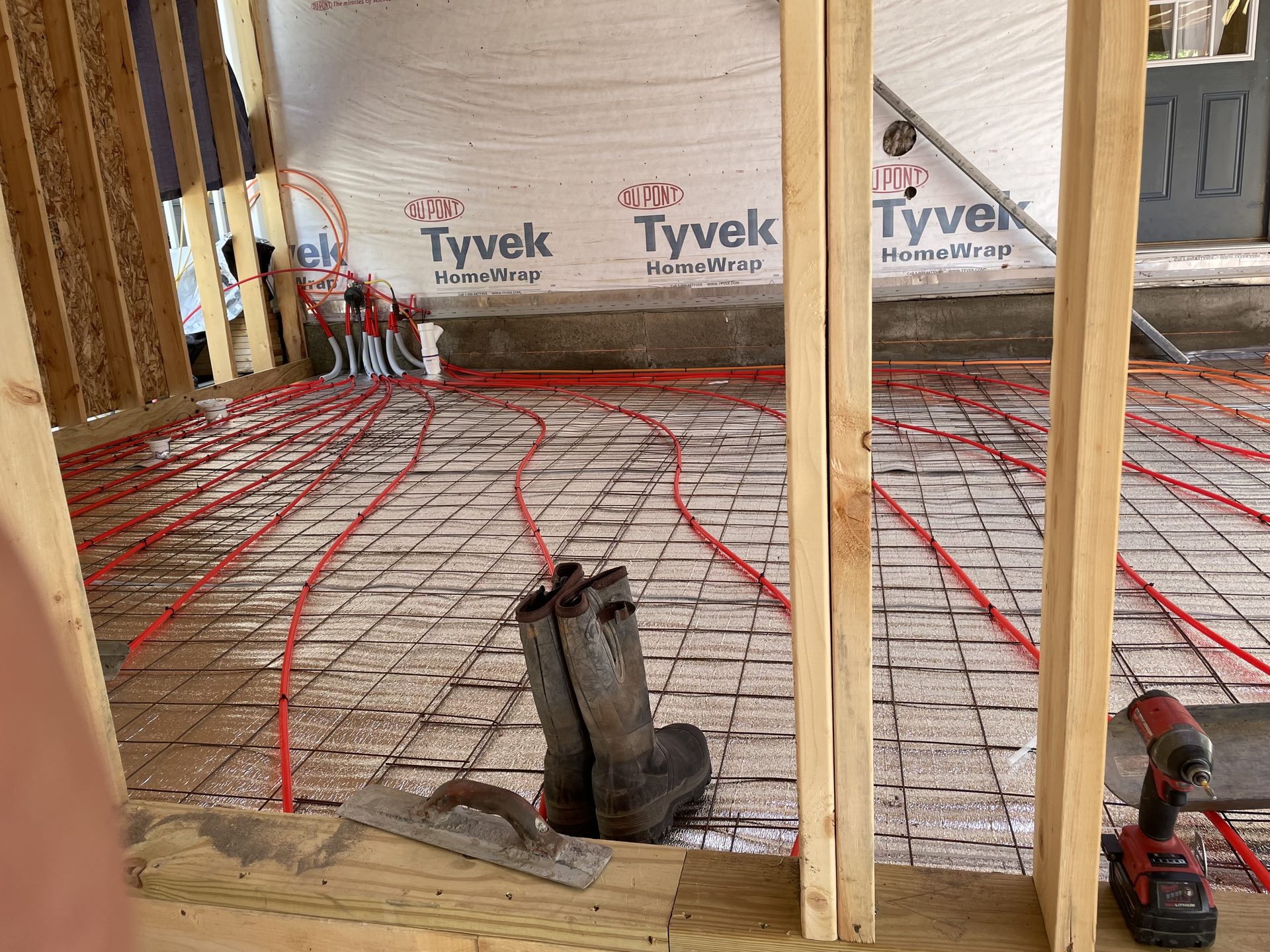 Polished concrete floor — commercial grade, SKJ Builders NY